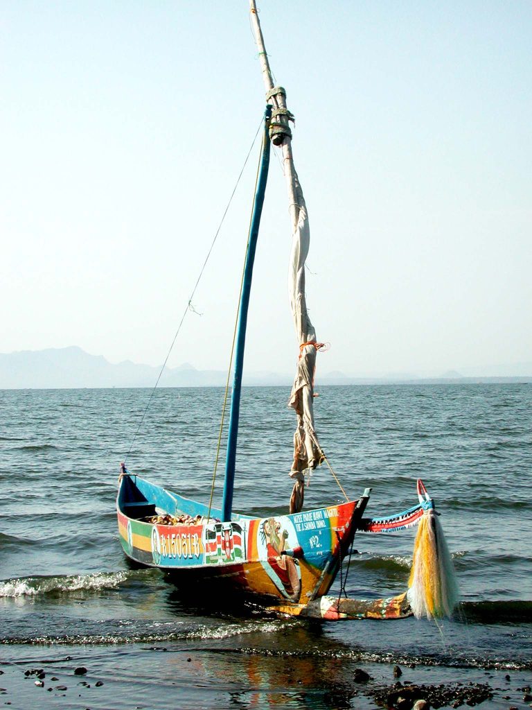 Native Luo Fishing Boart In Uyoma Kenya B