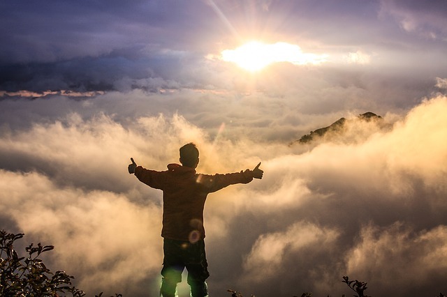 Until we stand with God on the mountain tops we cannot see eternity another tongue